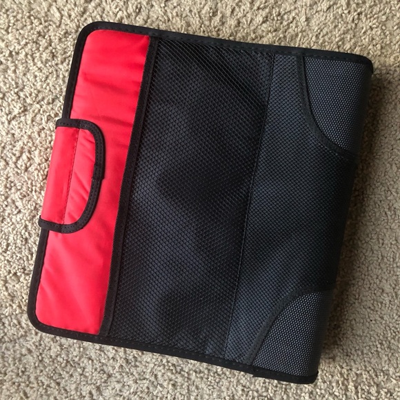 Case-it Open Tab Velcro Closure 2-Inch Binder with Tabbed Expanding File - Picture 6 of 8